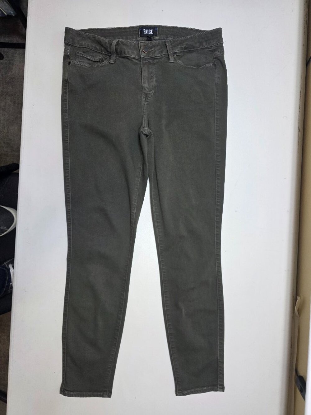 PAIGE Verdugo Ankle Jeans Size 31 Vintage Deep Juniper